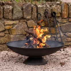 Cast Iron Disc Fire Pit - Large -Plant Verdant Sales pr2000014001 card5 lg