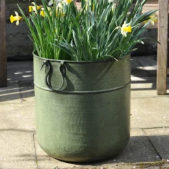 Verdigris Tall Metal Planter 9 Verdigris Tall Metal Planter -Plant Verdant Sales pr2000016192 card5 lg