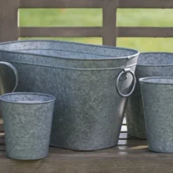 Galvanised Metal Trough -Plant Verdant Sales pr2000026345 card4 lg