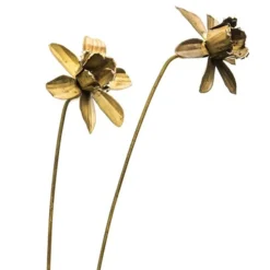 Daffodil Flower Stake - Antique Brass 12 Daffodil Flower Stake - Antique Brass -Plant Verdant Sales pr2000028377 card6 lg
