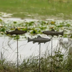 Antique Pewter Metal Trout Stake -Plant Verdant Sales pr2000028881 card10 lg