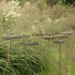 Antique Pewter Metal Trout Stake -Plant Verdant Sales pr2000028881 card3 lg