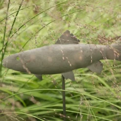 Antique Pewter Metal Trout Stake -Plant Verdant Sales pr2000028881 card4 lg