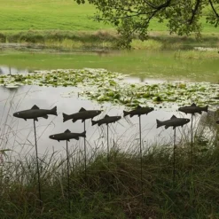 Antique Pewter Metal Trout Stake -Plant Verdant Sales pr2000028881 card6 lg