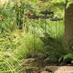 Antique Pewter Metal Trout Stake -Plant Verdant Sales pr2000028881 card8 lg