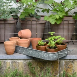 Terracotta Grow Pots - Set Of 10 With Tray 13 Terracotta Grow Pots - Set Of 10 With Tray -Plant Verdant Sales pr2000029288 card5 lg