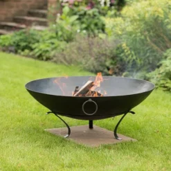 Iron Disc Fire Pit Bowl With Tripod Base -Plant Verdant Sales pr2000029435 card4 lg