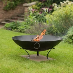 Iron Disc Fire Pit Bowl With Tripod Base -Plant Verdant Sales pr2000029435 card5 lg