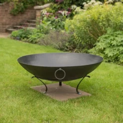 Iron Disc Fire Pit Bowl With Tripod Base -Plant Verdant Sales pr2000029435 card6 lg
