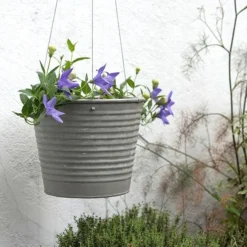 Hanging Aged Ribbed Planter 15 Hanging Aged Ribbed Planter -Plant Verdant Sales pr2000031414 card11 lg