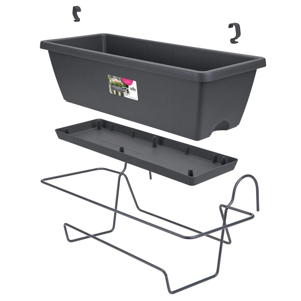 Barcelona All In One Trough Anthracite 2 Barcelona All In One Trough Anthracite - Image 2
