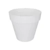 Loft Urban Pot With Wheels White