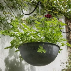 Hanging Bowl - Aged Zinc 9 Hanging Bowl - Aged Zinc -Plant Verdant Sales pr2000033957 card4 lg
