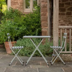 Rome Folding Bistro Set - Cloud Grey 14 Rome Folding Bistro Set - Cloud Grey -Plant Verdant Sales pr2000035668 card7 lg