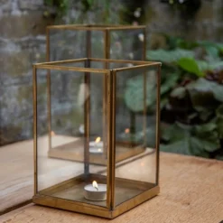 Simple Terrarium / Tealight Holder With Tray Base -Plant Verdant Sales pr2000037497 card7 lg