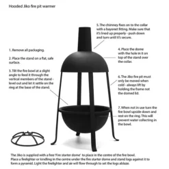 Hooded Jiko Fire Pit Warmer With FREE Fire Starter Dome -Plant Verdant Sales pr2000037500 card9 lg