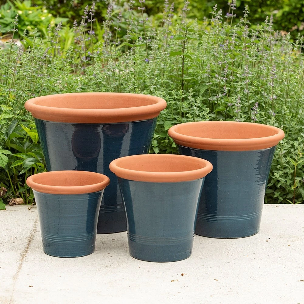 Dark Teal Kitchen Planter 2 Dark Teal Kitchen Planter - Image 2