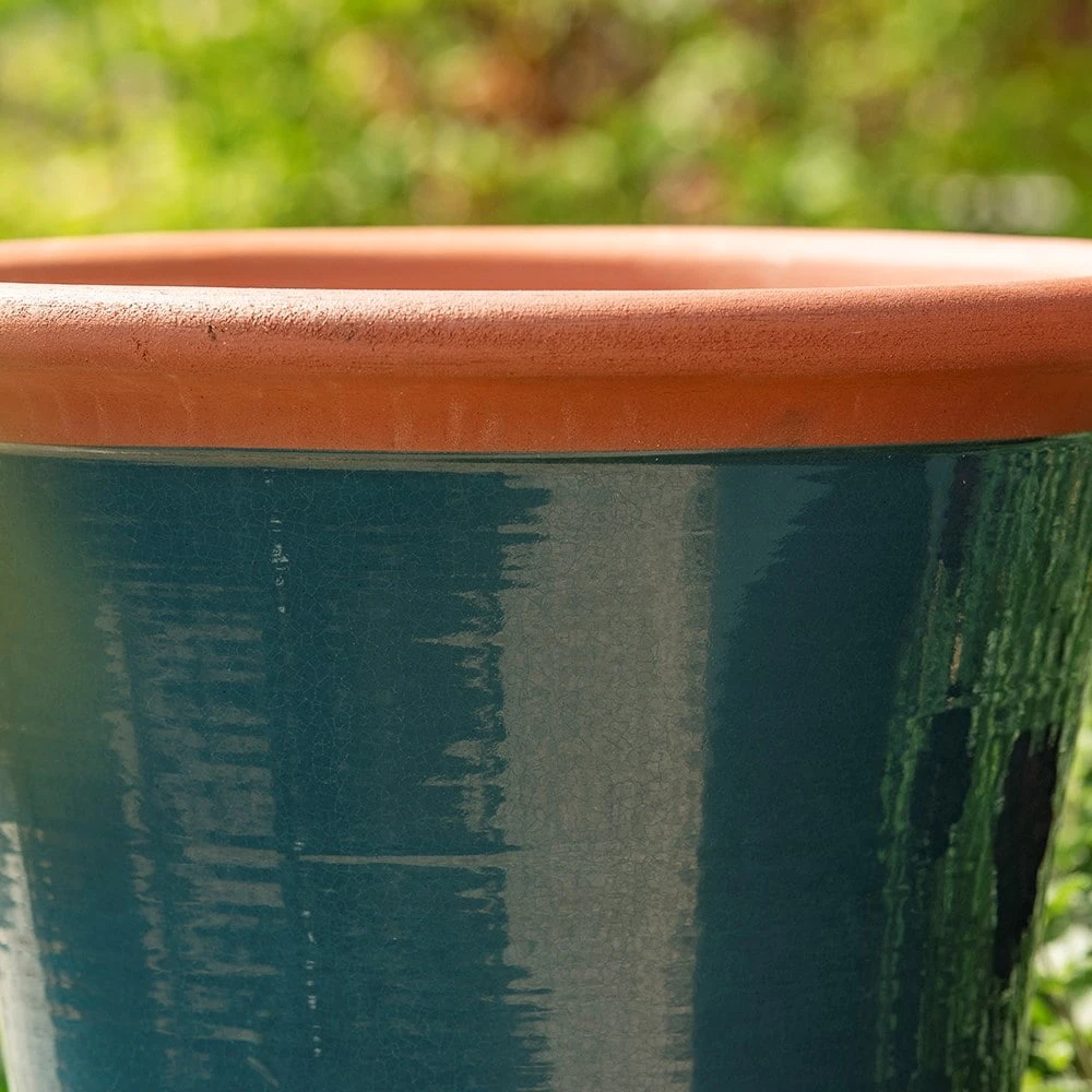 Dark Teal Kitchen Planter 5 Dark Teal Kitchen Planter - Image 5