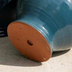 Dark Teal Bellied Planter 8 Dark Teal Bellied Planter -Plant Verdant Sales pr2000045004 card4 lg