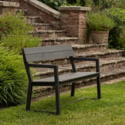 Mkaa Bench With Armrests - Three Seater