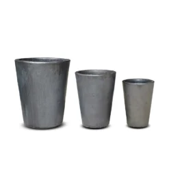 Glazed Terracotta Long Tom Pot - Matt Charcoal -Plant Verdant Sales pr2000046307 card5 lg