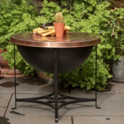 Fire Pit/table With Copper Top - Low 16 Fire Pit/table With Copper Top - Low -Plant Verdant Sales pr2000046896 card7 lg