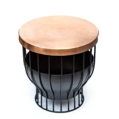 Fire Basket/table With Copper Top 14 Fire Basket/table With Copper Top -Plant Verdant Sales pr2000046902 card5 lg