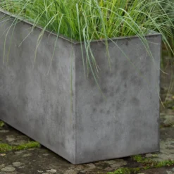 Rectangular Terrace Planter - Weathered Cement -Plant Verdant Sales pr2000048710 card5 lg