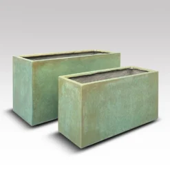 Rectangular Terrace Planter - Verdigris 11 Rectangular Terrace Planter - Verdigris -Plant Verdant Sales pr2000048712 card4 lg