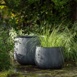 Ripple Bowl Planter - Ash Grey -Plant Verdant Sales pr2000048719 card6 lg