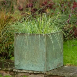 Square Terrace Planter - Verdigris -Plant Verdant Sales pr2000048721 card3 lg