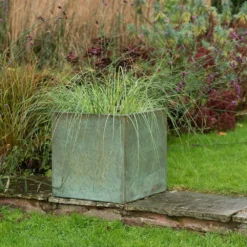 Square Terrace Planter - Verdigris -Plant Verdant Sales pr2000048721 card5 lg