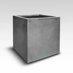 Square Terrace Planter - Weathered Cement 12 Square Terrace Planter - Weathered Cement -Plant Verdant Sales pr2000048722 card4 lg