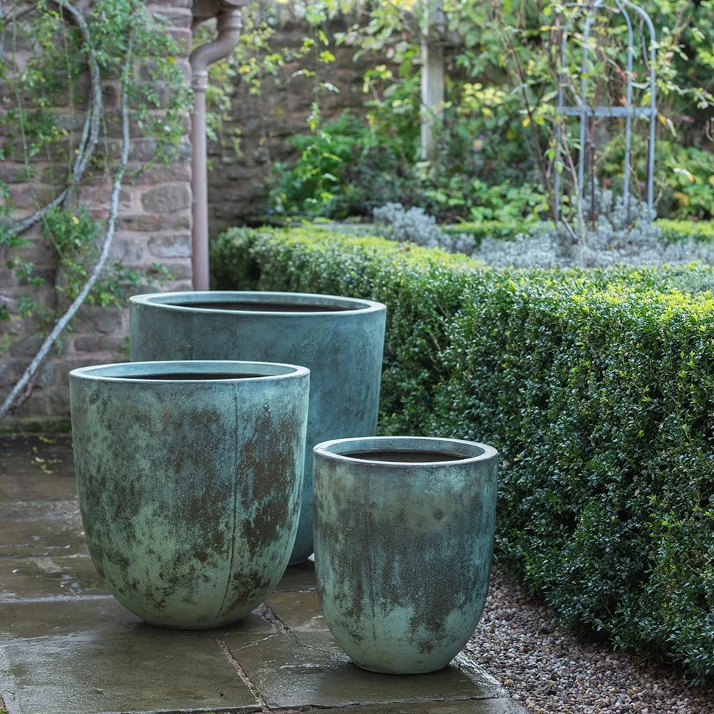 Drop Planter - Verdigris 2 Drop Planter - Verdigris - Image 2