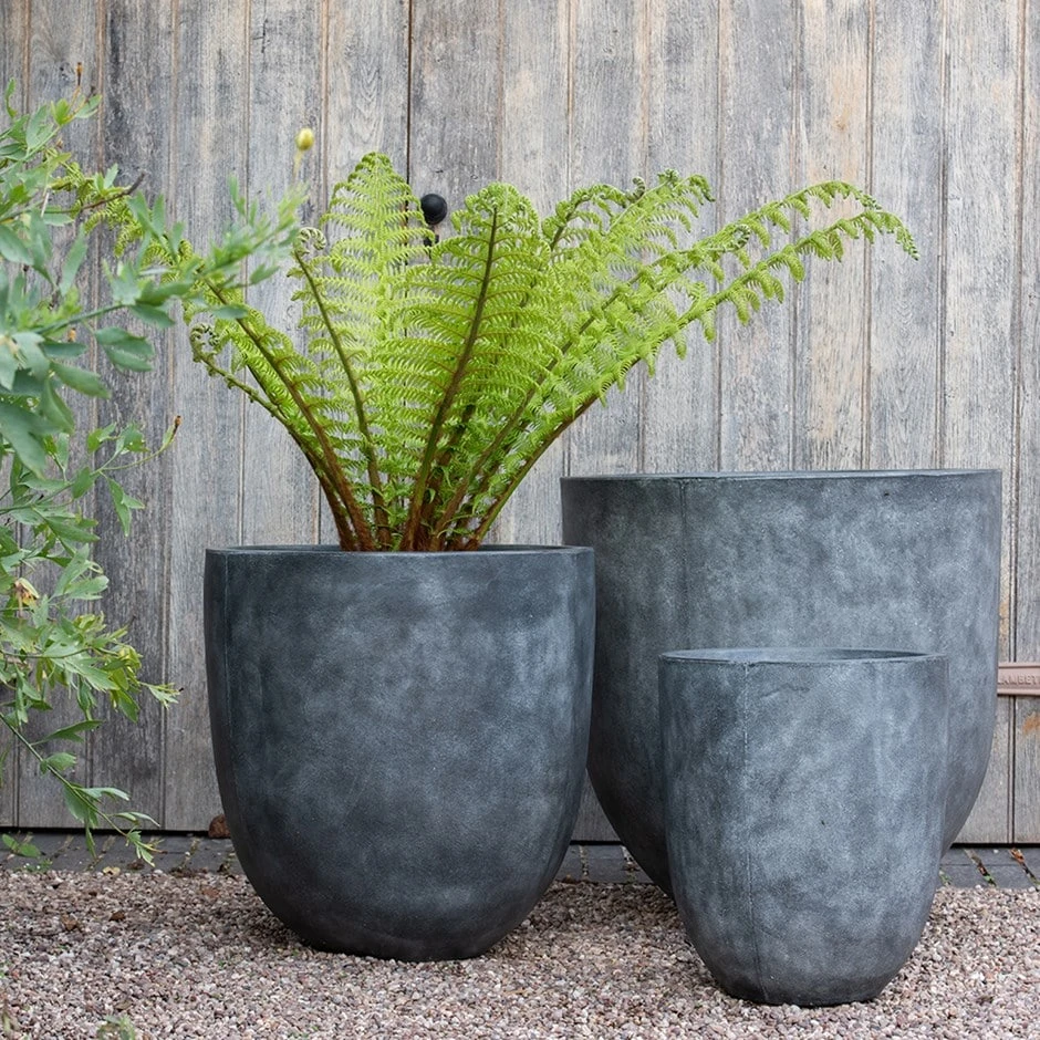 Drop Planter - Ash Grey 1 Drop Planter - Ash Grey