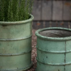 Greenwich Barrel Planter - Verdigris -Plant Verdant Sales pr2000048731 card10 lg