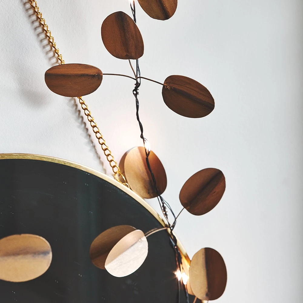 Gold Eucalyptus Indoor/outdoor Battery Lights 3 Gold Eucalyptus Indoor/outdoor Battery Lights - Image 3